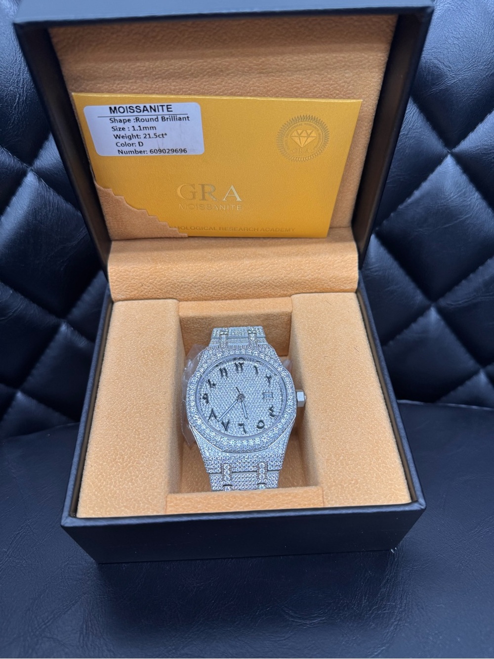 VVS1 Moissanite Iced-Out Watch